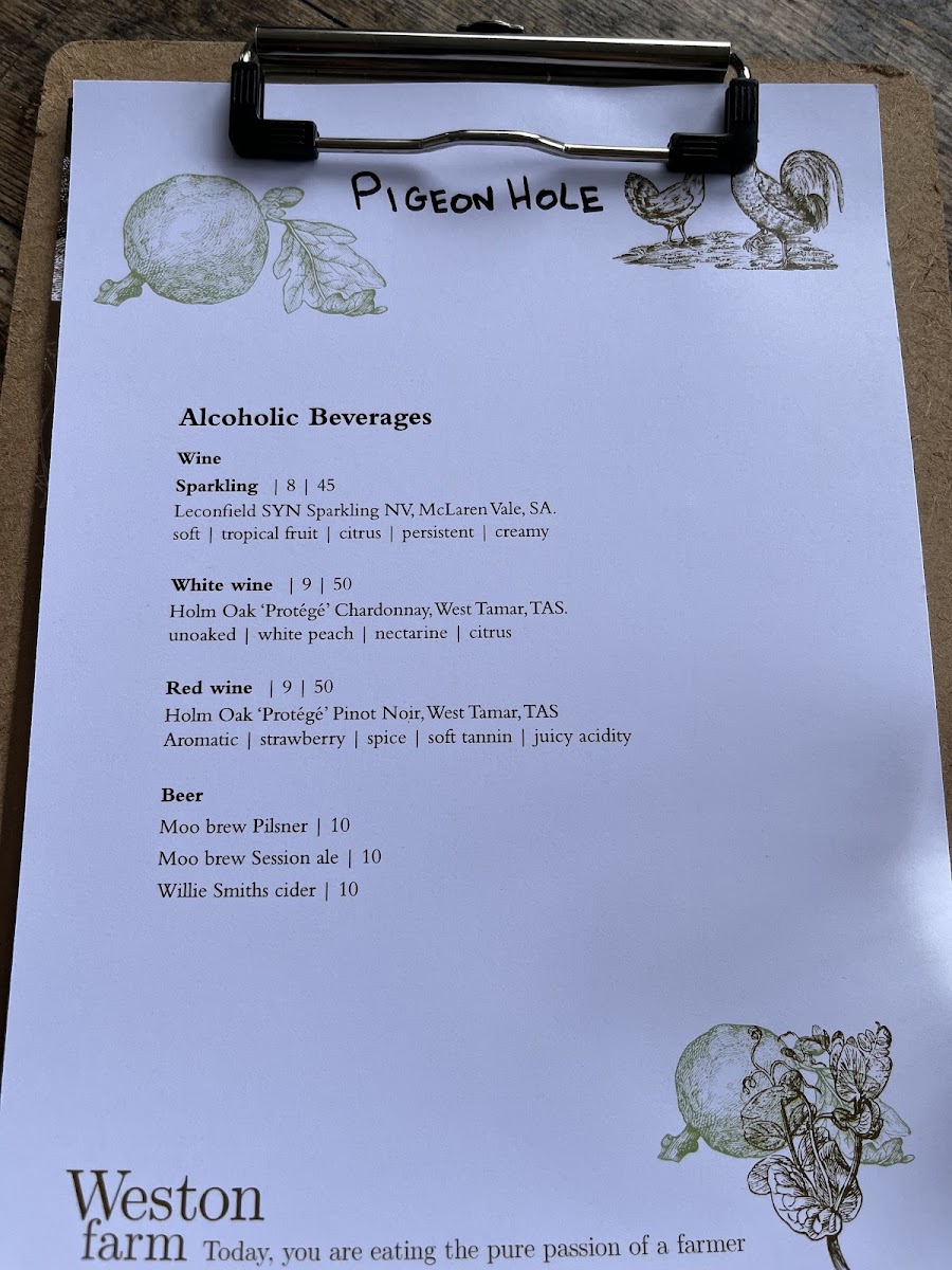 Menu Pigeon Hole-7